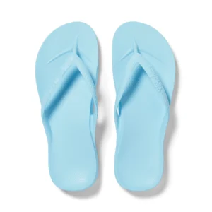 A pair of arch support flip flops so comfy and supportive, you'll never want to take them off your feet!